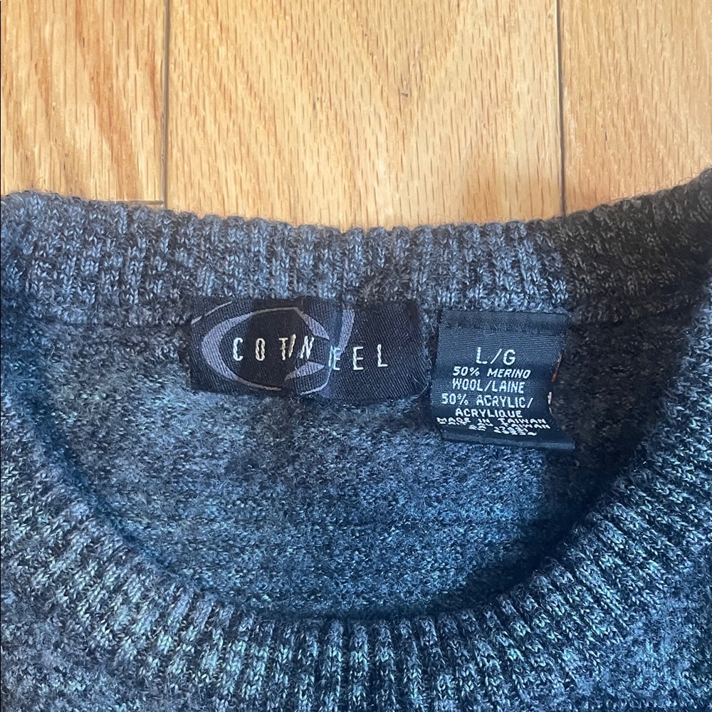 Classic Charcoal Crewneck Sweater - Picture 2 of 4